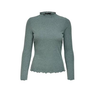 ONLY 15180040 Lange mouwen Elastaan, Polyester, Viscose