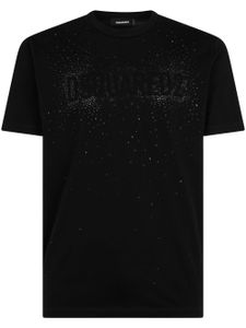 DSQUARED2 t-shirt à logo pailleté - Noir