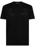 DSQUARED2 t-shirt à logo pailleté - Noir