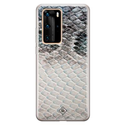 Huawei P40 Pro siliconen hoesje - Oh my snake