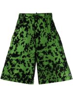 DSQUARED2 bermuda à imprimé camouflage - Vert