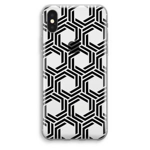 Geometrisch patroon: iPhone XS Max Transparant Hoesje