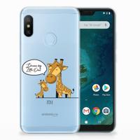 Xiaomi Mi A2 Lite Telefoonhoesje met Naam Giraffe