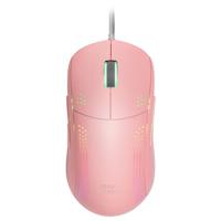 Mars Gaming MMPROP Roze, Ultra-Lichtgewicht Ambidextrous Muis, RGB Chroma, Optische 32K DPI