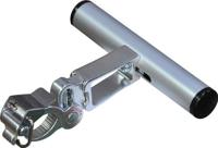 Minoura stuur/zadelpenhouder 22 29 mm 130 mm aluminium zilver