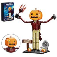 293 stuks kleine deeltjes bouwspeelgoedblokken kerst horror nacht halloween skeleton jack pompoen - pompoenkoning Lightinthebox