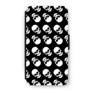 Musketon Skulls: iPhone X Flip Hoesje