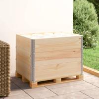 VidaXL Palletopzetranden 3 st 60x80 cm massief grenenhout - thumbnail