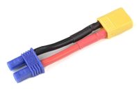 Conversie kabel EC2 Vrouw > XT30 Man met silicone kabel 16AWG - thumbnail