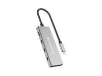 CONCEPTRONIC HUBBIES16G 4-Port USB 3.2 Gen 2 Hub, 10 Gbit/s, USB-C x 4, 100 W USB PD, aluminium behuizing