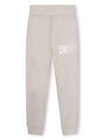 Dkny Kids pantalon de jogging à logo imprimé - Tons neutres - thumbnail