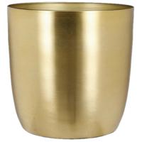 Mica Decorations Plantenpot - metaal goud - 24 x 23 cm   -