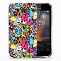 Nokia 1 Silicone Back Cover Punk Rock