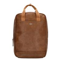 Charm London Farringdon Laptop Rugzak bruin  backpack