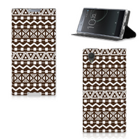 Sony Xperia L1 Hoesje met Magneet Aztec Brown - thumbnail