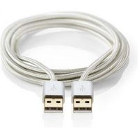 Kabel USB 2.0 | A male - A male | 2,0 m | Aluminium