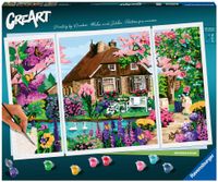 Ravensburger CreArt waterside cottage - thumbnail