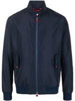 Kiton veste bomber à fermeture zippée - Bleu