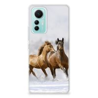 Xiaomi 12 Lite TPU Hoesje Paarden - thumbnail