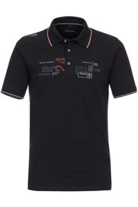 Casa Moda Casual Casual Fit Polo shirt Korte mouw Marine