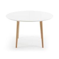 Kave Home Oqui Uitschuifbare Eettafel 120/200 x 90 cm - Wit