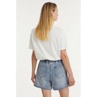 Catwalk Junkie T-shirt Rolling Stones Twister van biologisch katoen gebroken wit