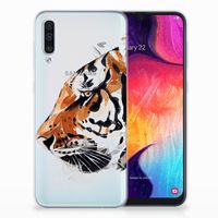 Hoesje maken Samsung Galaxy A50 Watercolor Tiger