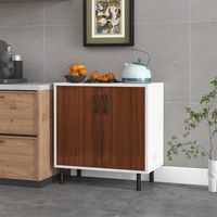 Dressoir met 5-Voudig Verstelbare Plank Commode van Hout 72 x 40 x 80,5 cm Modern - thumbnail