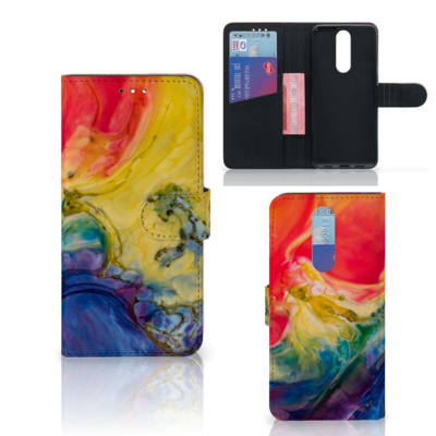 Hoesje Alcatel 3 (2019) Watercolor Dark