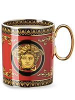 Versace tasse en porcelaine Medusa à motif baroque - Rouge