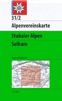 Wandelkaart 31/2 Alpenvereinskarte Stubaier Alpen - Sellrain | Alpenve