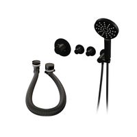 Inbouwthermostaatset Brauer Black Incl 3 Standen Handdouche En Badafvoer Mat Zwart Brauer