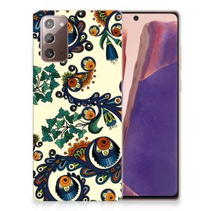 Siliconen Hoesje Samsung Note 20 Barok Flower