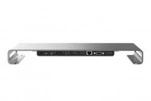 Sitecom USB-C Multiport Pro Monitor Stand met USB-C Power Delivery dockingstation