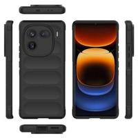 vivo iQOO 12 Pro Rugged Series TPU Case - Zwart - thumbnail