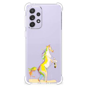 Samsung Galaxy A33 Stevig Bumper Hoesje Horse Color