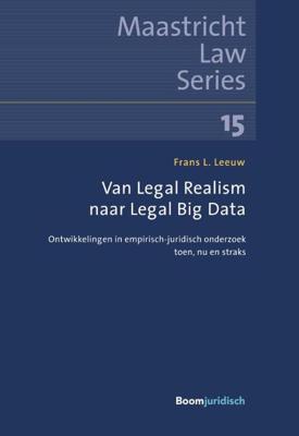Van Legal Realism naar Legal Big Data - Frans Leeuw - Paperback (9789462907812)