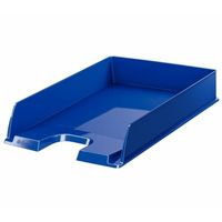 Brievenbakje blauw A4 formaat Esselte