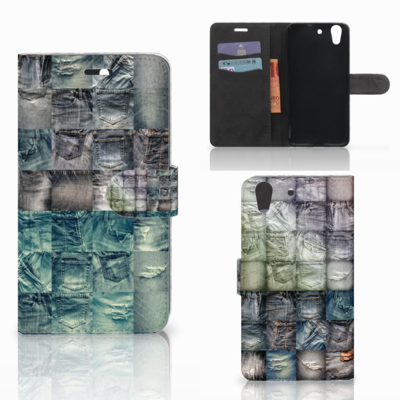 Wallet Case met Pasjes Huawei Y6 II | Honor 5A Spijkerbroeken