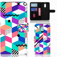 Nokia 6 Bookcase Blokken Kleurrijk