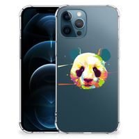 iPhone 12 | 12 Pro Stevig Bumper Hoesje Panda Color - thumbnail