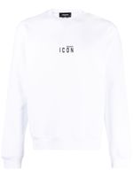 DSQUARED2 sweat en coton à logo imprimé - Blanc