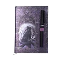 Nemesis Now Embossed Witches Spell Book A5 Journal with Pen P6 - thumbnail