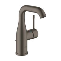 Grohe Wastafelmengkraan Essence 1 Hendel Met Waste M Hard Graphite Geborsteld - thumbnail