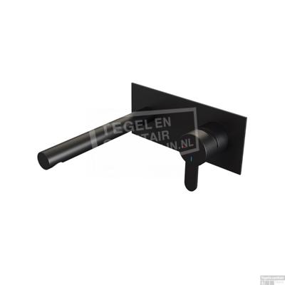 Wastafelmengkraan Brauer Black Inbouw S4 Coldstart Mat Zwart Wastafelmengkraan Brauer Black Inbouw S4 Coldstart Mat Zwart