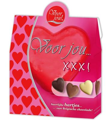Voor Jou! Voor Jou! Cadeau Doos Hartjes Xxx (100g) Voor Jou! Voor Jou! Cadeau Doos Hartjes Xxx (100g)