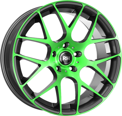 RH ALURAD NBU Race Groen gepolijst