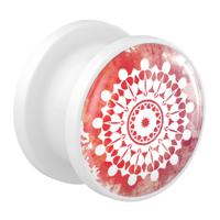 Tunnel met Mandala-design Acryl Tunnels & Plugs