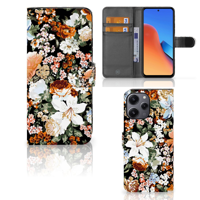 Hoesje voor Xiaomi Redmi 12 Dark Flowers