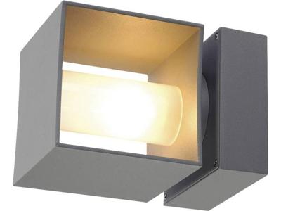 SLV 4024163180801 1000335 LED-buitenlamp (wand) G9 Zilver-grijs SLV 4024163180801 1000335 LED-buitenlamp (wand) G9 Zilver-grijs